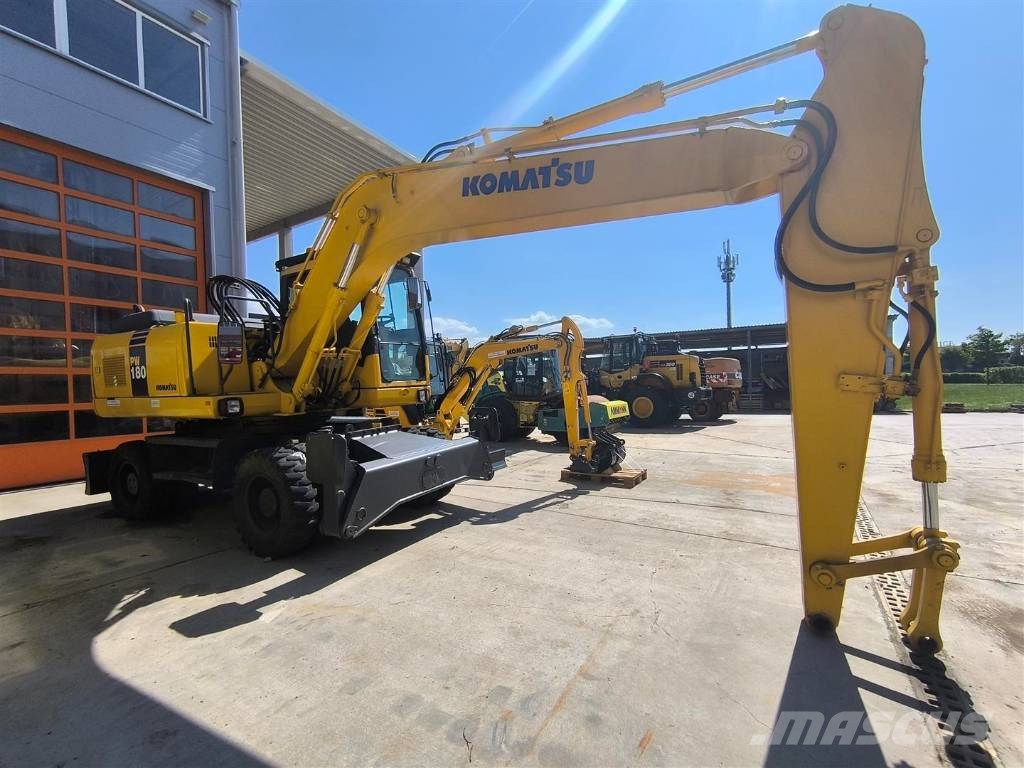 Komatsu PW 180-7 حفارات بعجل