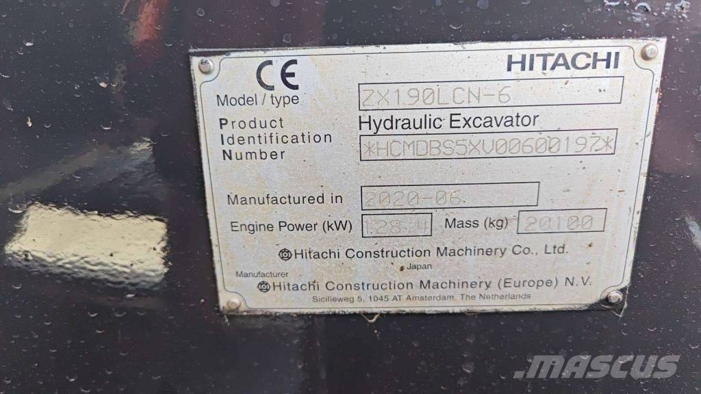 Hitachi ZX 190 LC N-6 Escavatori cingolati