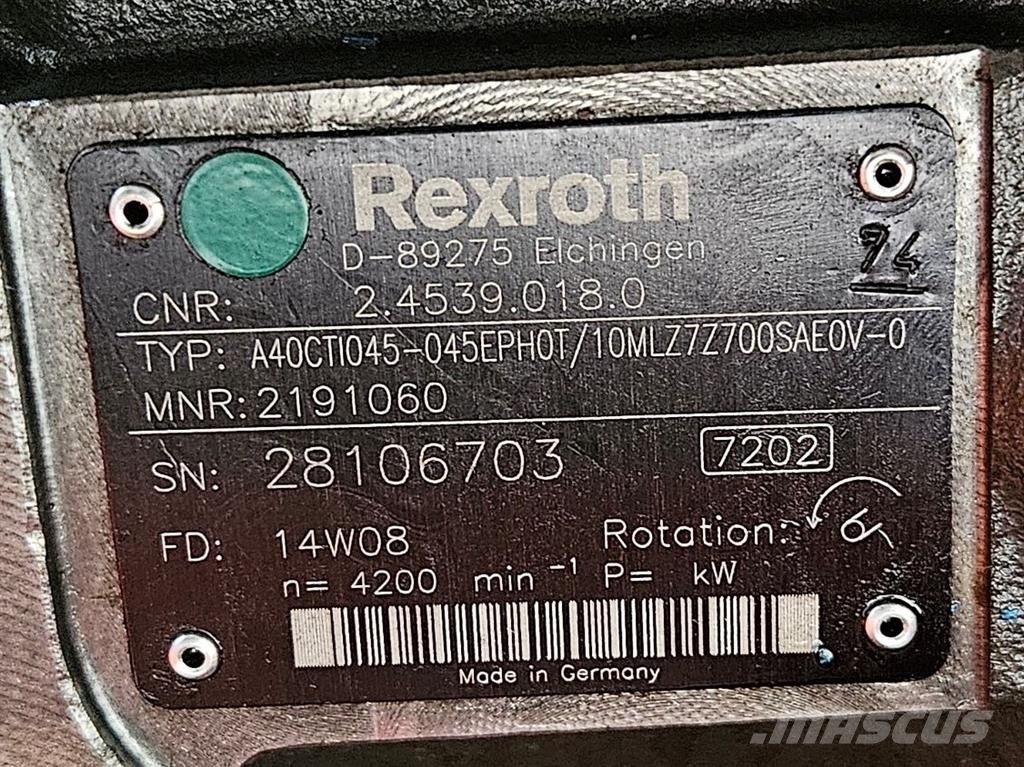 Rexroth A40CTI045-045EPH0T/10ML هيدروليات