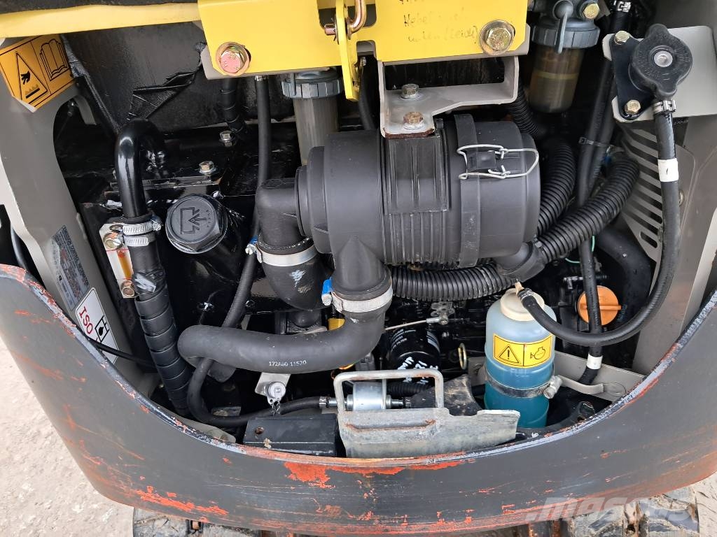 Yanmar SV 17 16 VIO 20 25 TAKEUCHI TB 016 WACKER NEUSON Mini bagri <7t
