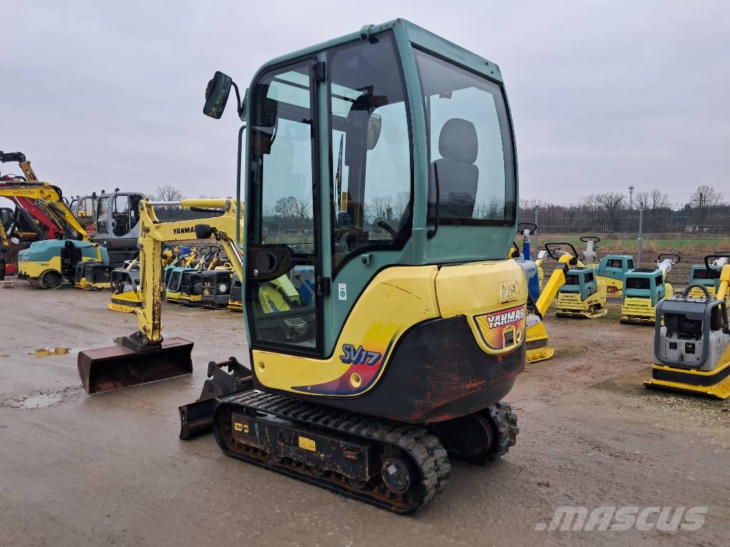 Yanmar SV 17 16 VIO 20 25 TAKEUCHI TB 016 WACKER NEUSON Mini bagri <7t