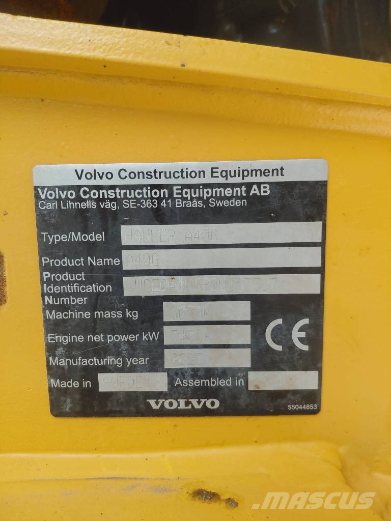 Volvo A40G Dumper - Knickgelenk