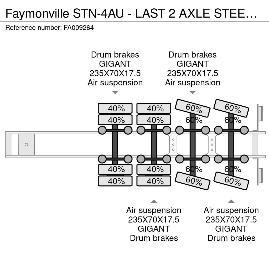 Faymonville STN-4AU - LAST 2 AXLE STEERING - 6,3 M EXTENDABLE Low loader-semi-trailers