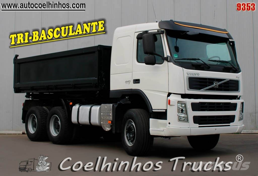 Volvo FM 440  tri-basculante شاحنات قلابة