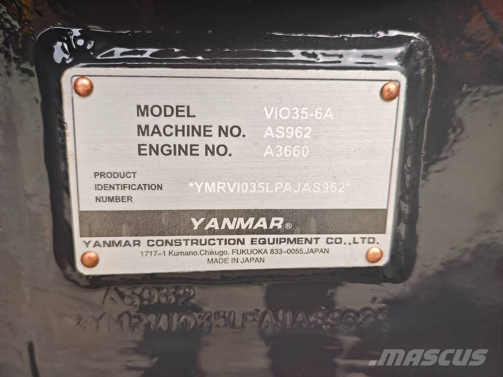Yanmar Vio 35-6 A 小型挖掘机