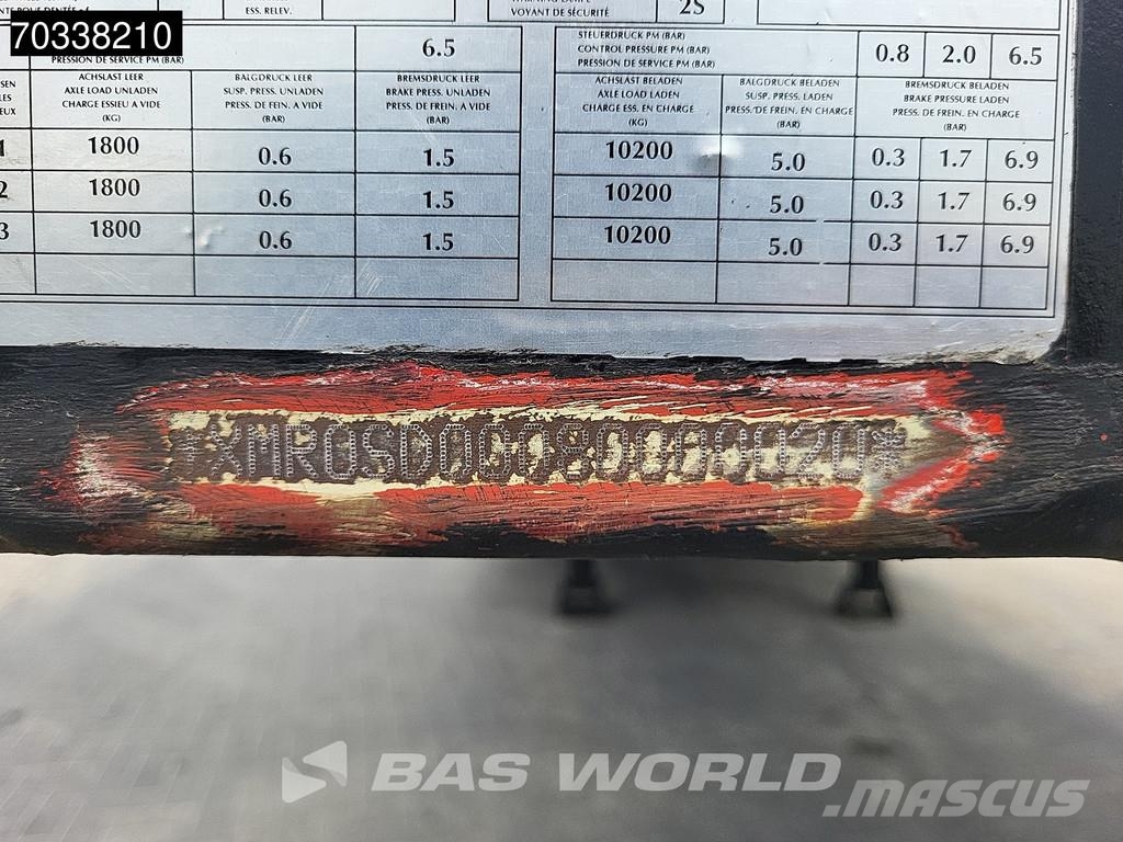 Nooteboom OSDS-41-03 APK 06-27 Steering Axle SAF Ramps Semirremolques de góndola rebajada