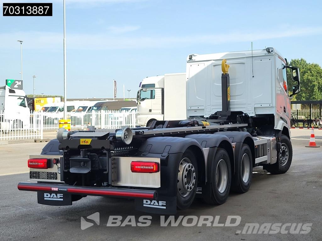 DAF XF 530 8X4 NEW 30tons HYVA 30-60-S Heavy Duty Cont Hákový nosič kontejnerů