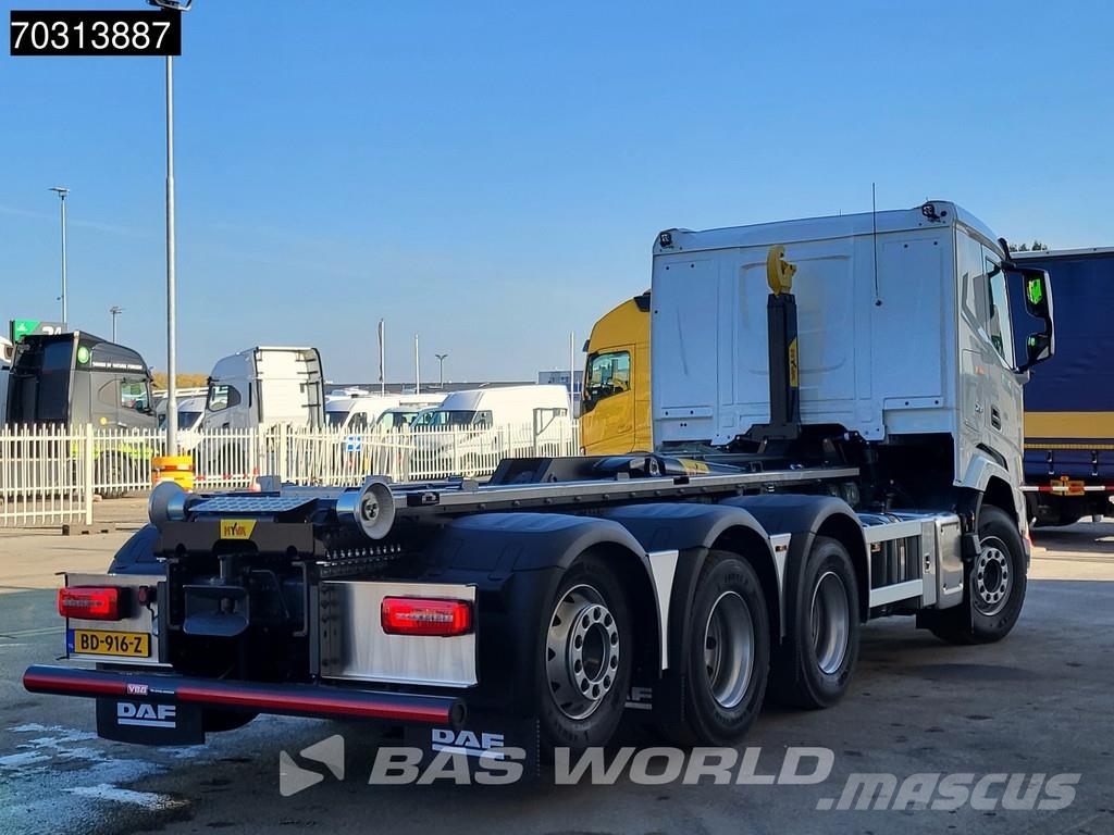 DAF XF 530 8X4 NEW 30tons HYVA 30-60-S Heavy Duty Cont Hákový nosič kontejnerů
