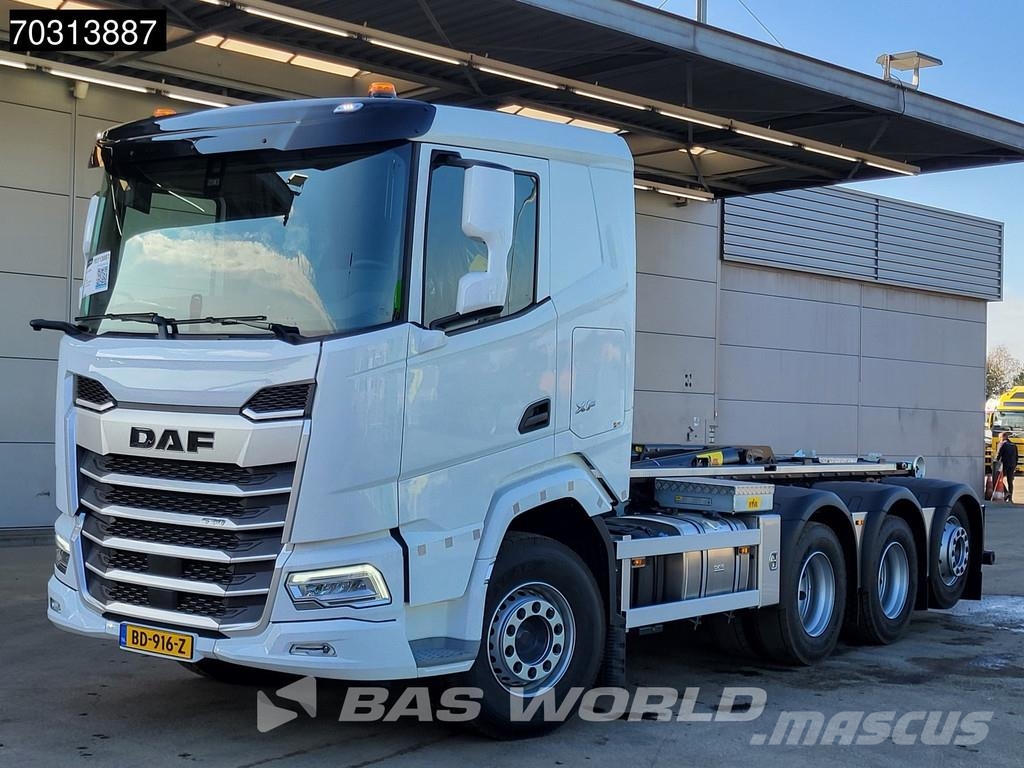 DAF XF 530 8X4 NEW 30tons HYVA 30-60-S Heavy Duty Cont Hákový nosič kontejnerů