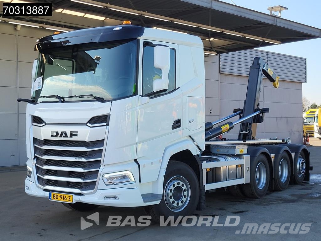 DAF XF 530 8X4 NEW 30tons HYVA 30-60-S Heavy Duty Cont Hákový nosič kontejnerů