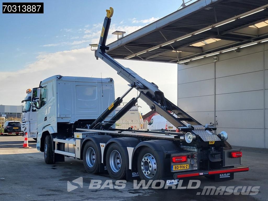 DAF XF 530 8X4 NEW 30tons HYVA 30-60-S Heavy Duty Cont Hákový nosič kontejnerů
