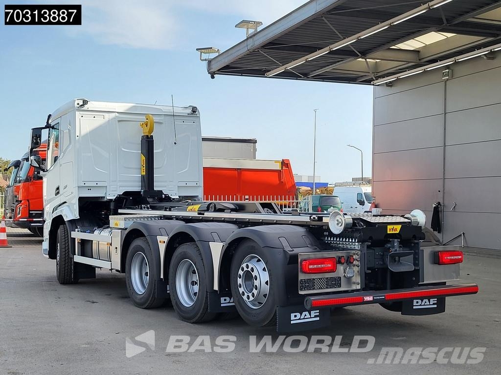 DAF XF 530 8X4 NEW 30tons HYVA 30-60-S Heavy Duty Cont Hákový nosič kontejnerů