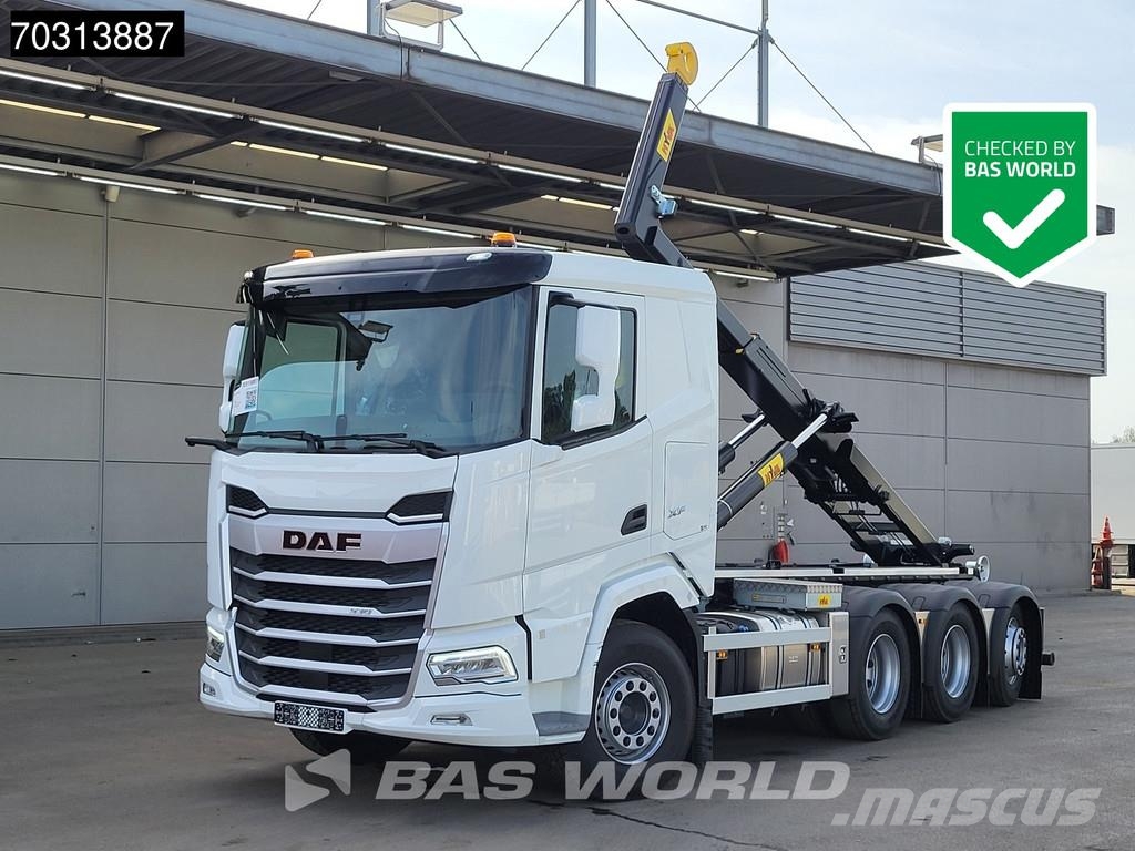 DAF XF 530 8X4 NEW 30tons HYVA 30-60-S Heavy Duty Cont Hákový nosič kontejnerů