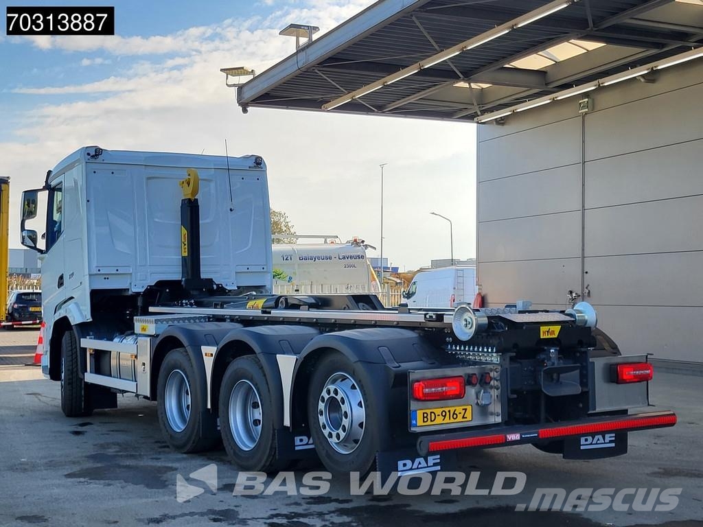 DAF XF 530 8X4 NEW 30tons HYVA 30-60-S Heavy Duty Cont Hákový nosič kontejnerů