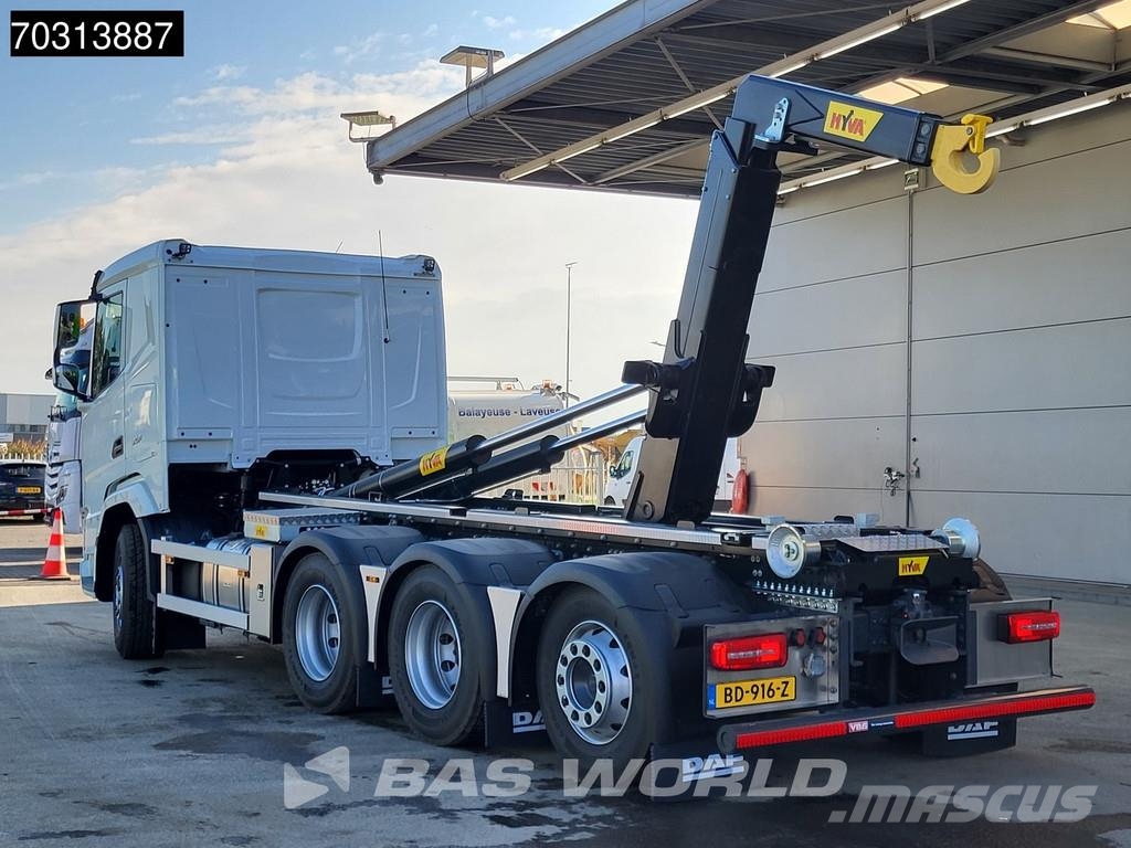 DAF XF 530 8X4 NEW 30tons HYVA 30-60-S Heavy Duty Cont Hákový nosič kontejnerů