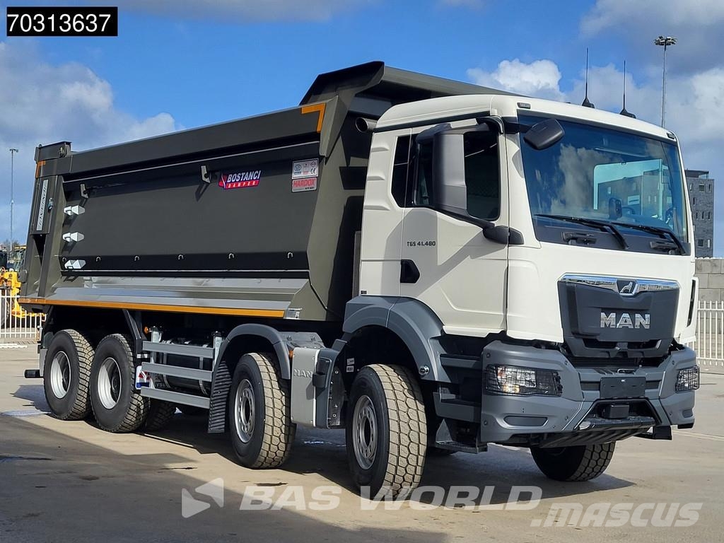 MAN TGS 41.480 8X4 NEW! 26m3 Tipper Full Steel Big-Axl Bañeras basculantes usadas