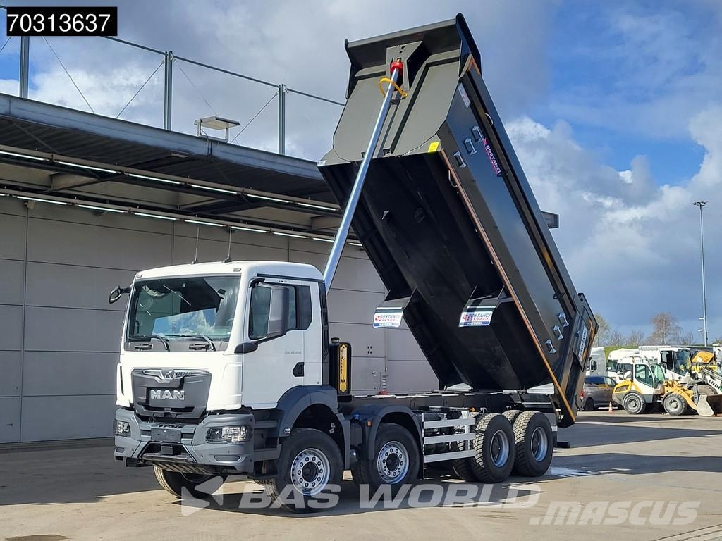 MAN TGS 41.480 8X4 NEW! 26m3 Tipper Full Steel Big-Axl Bañeras basculantes usadas
