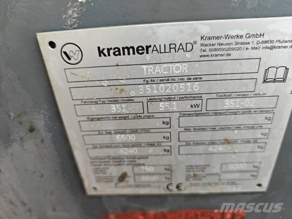 Kramer 480 Kolesové nakladače