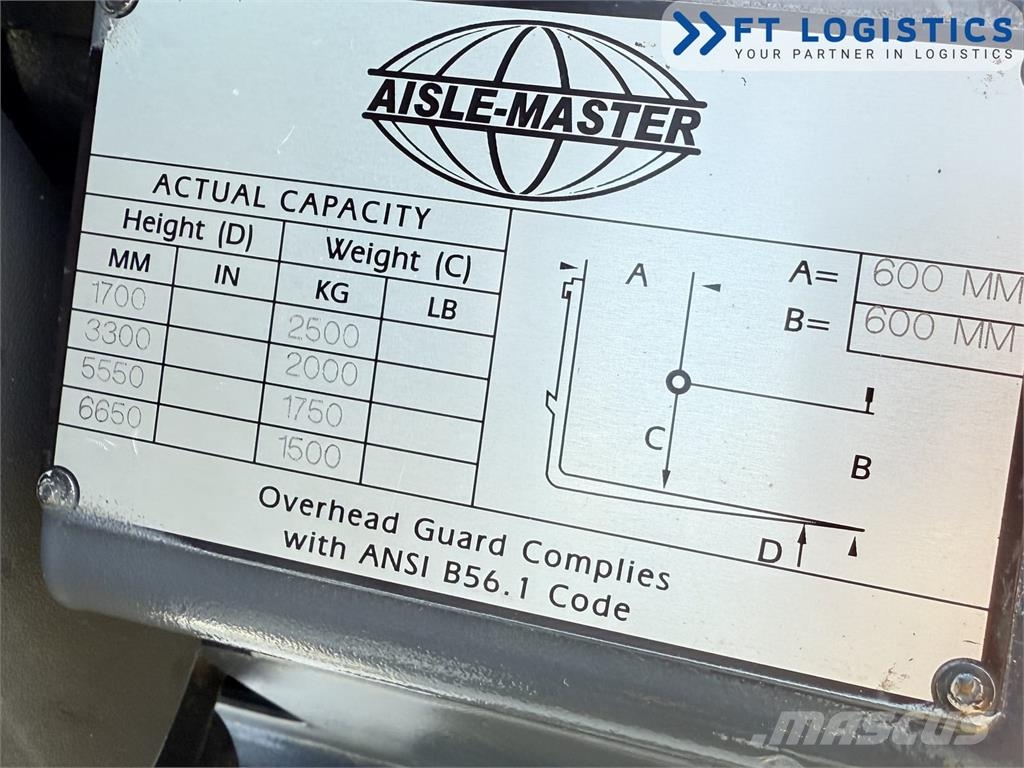 Aisle-Master 25WE | TRIPLEX 6650MM | FREE-LIFT | SIDE-SHIFT Kitsa vahekäigu tõstukid