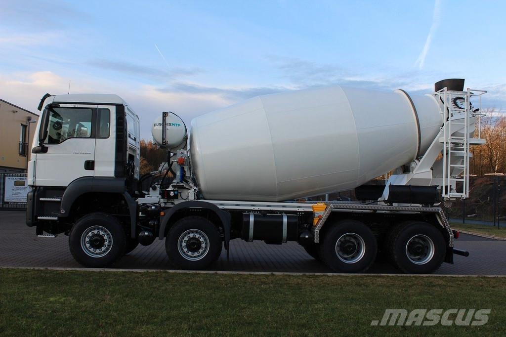 MAN TGS MAN TGS 37.480 BB 8x8 EuromixMTP EM 10 L Camion malaxeur