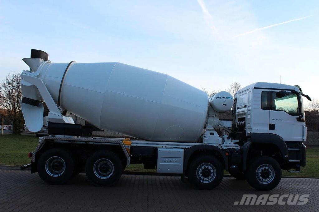MAN TGS MAN TGS 37.480 BB 8x8 EuromixMTP EM 10 L Camion malaxeur