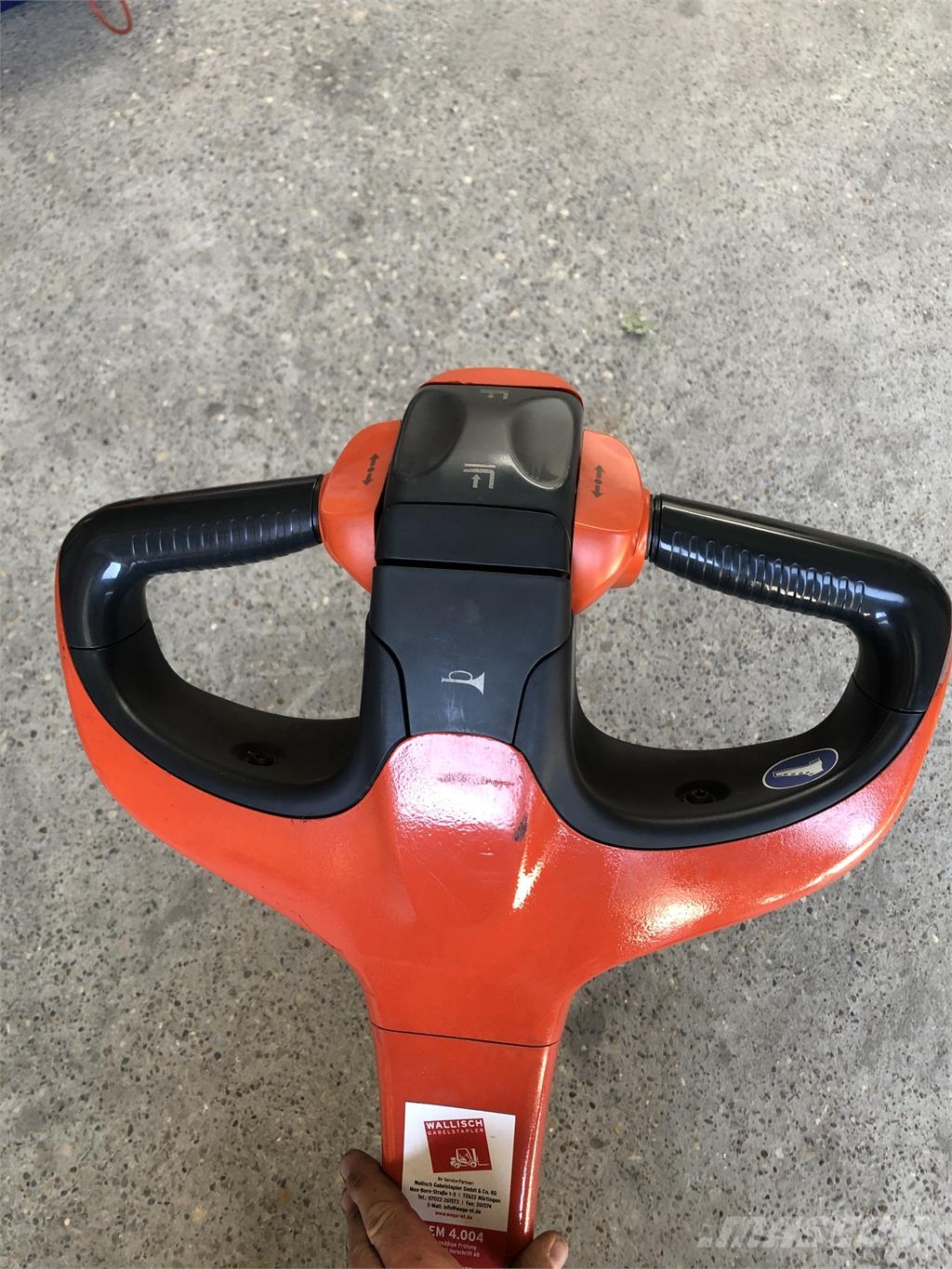Linde T16 Παλετοφόρα πεζού χειριστή με ιστό