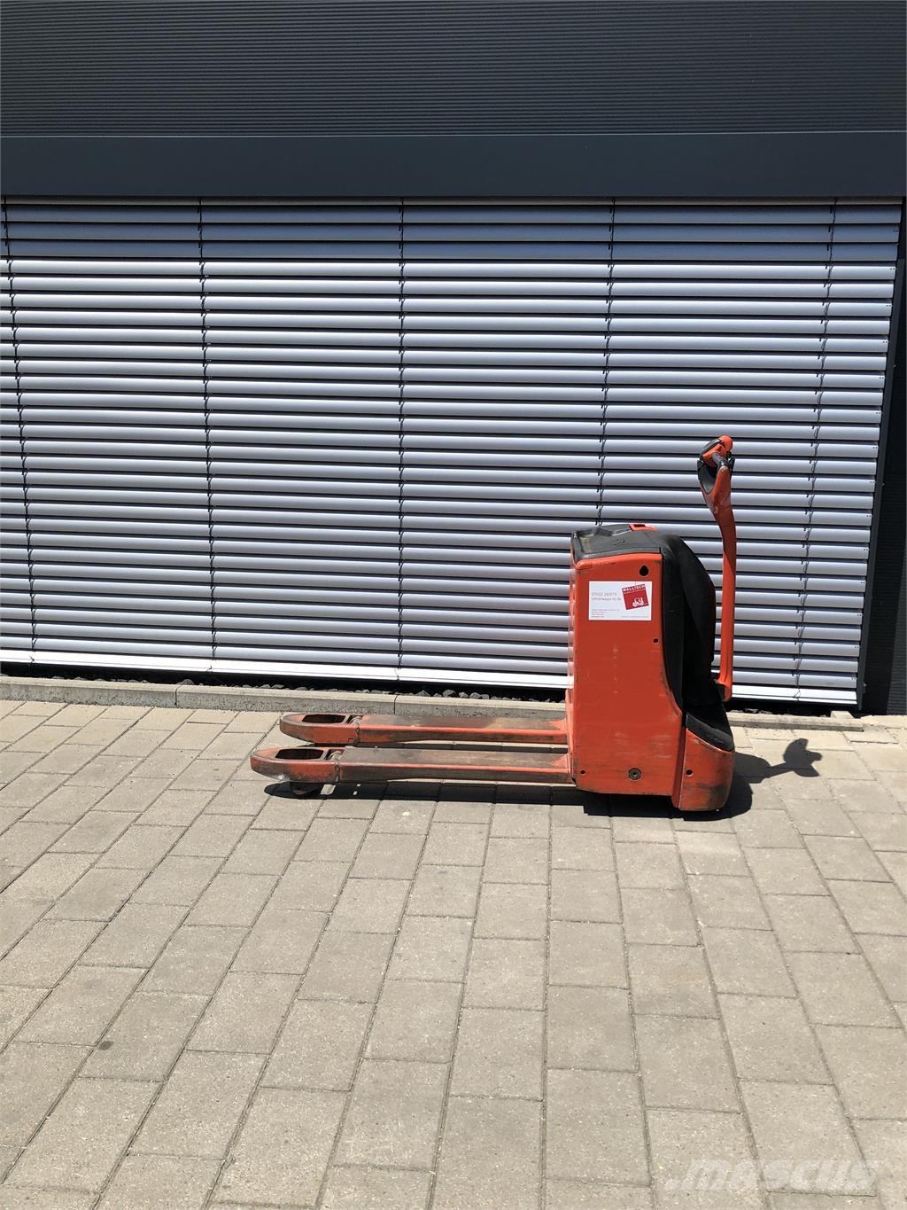Linde T16 Παλετοφόρα πεζού χειριστή με ιστό