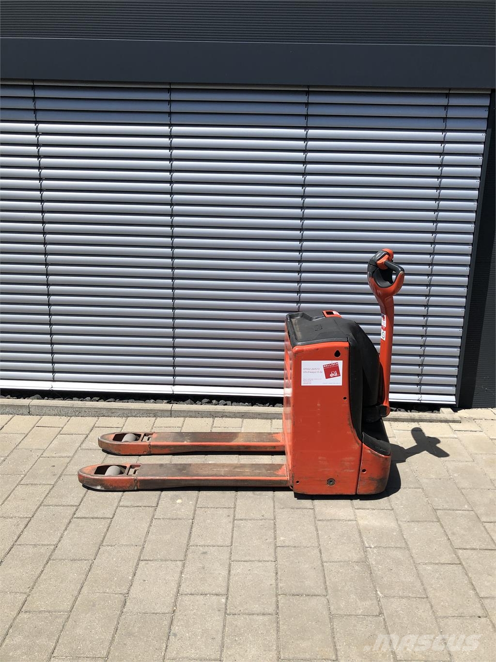 Linde T16 Παλετοφόρα πεζού χειριστή με ιστό