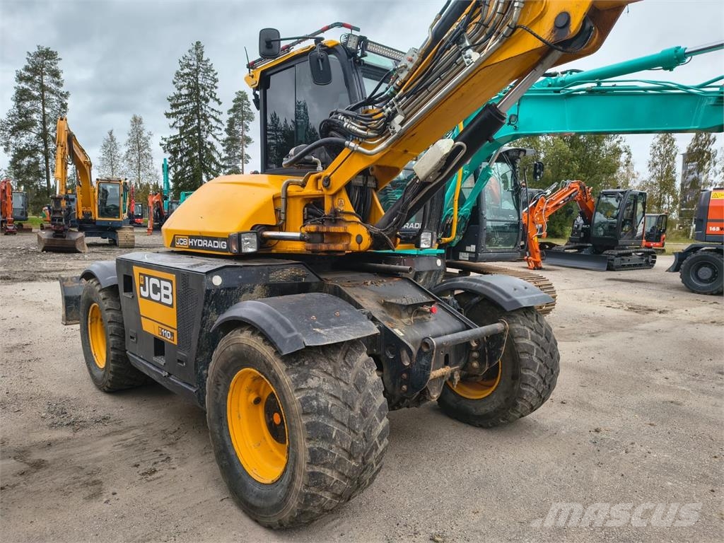 JCB HYDRADIG 110W PYÖRITTÄJÄLLÄ Pyöräkaivukoneet