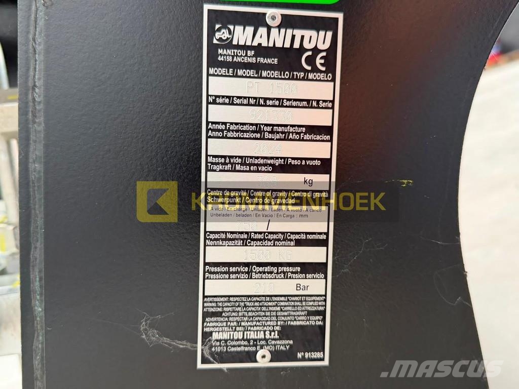 Manitou PT 1500 Τηλεσκοπικοί ανυψωτές