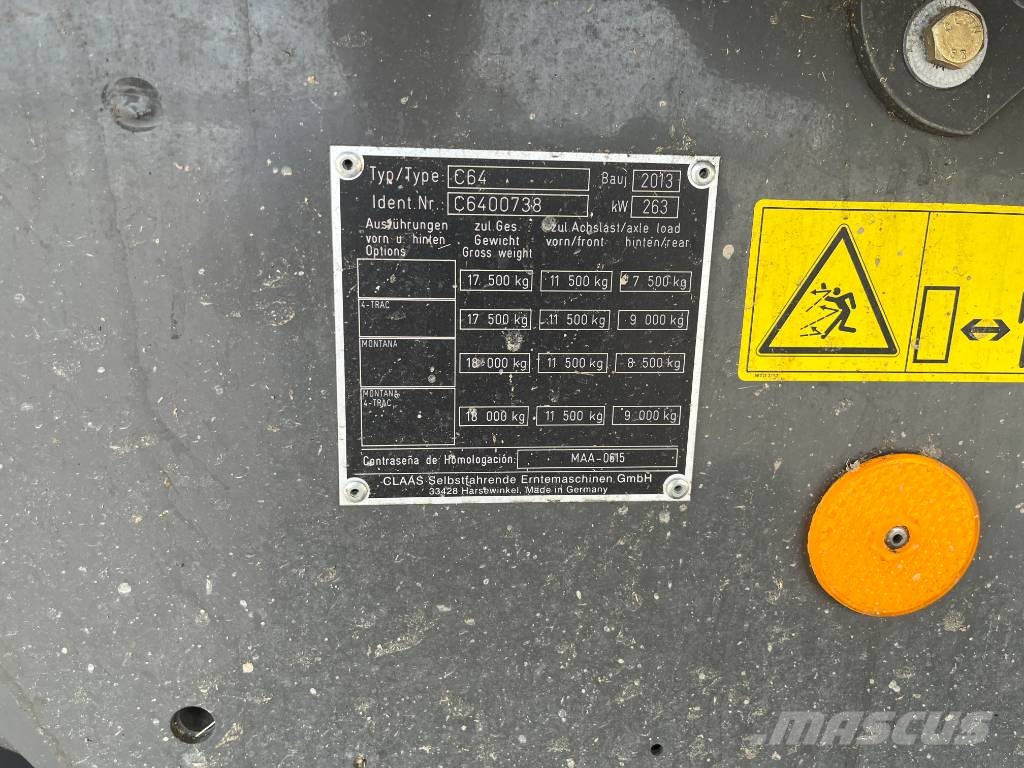 CLAAS Lexion 650 Θεριζοαλωνιστικές μηχανές