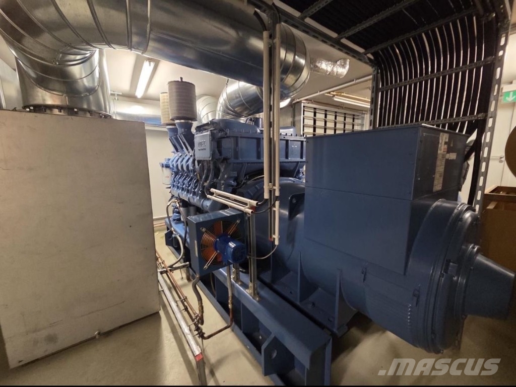 MTU Notstromaggregat 1600 KVA Generator 1280KW 12V4000 Geradores a diesel
