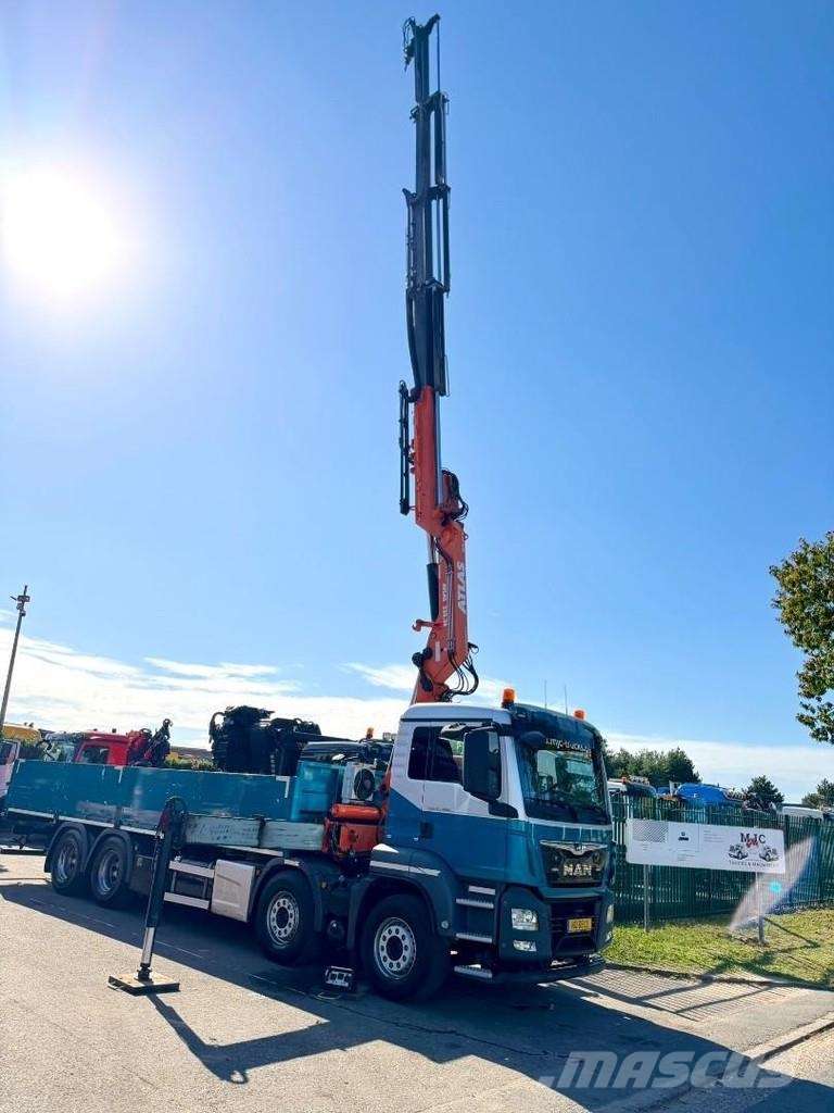 MAN TGS 35.420 8x4 + CRANE ATLAS 332 (4x) - RADIO - 5/ Visurgājēji celtņi