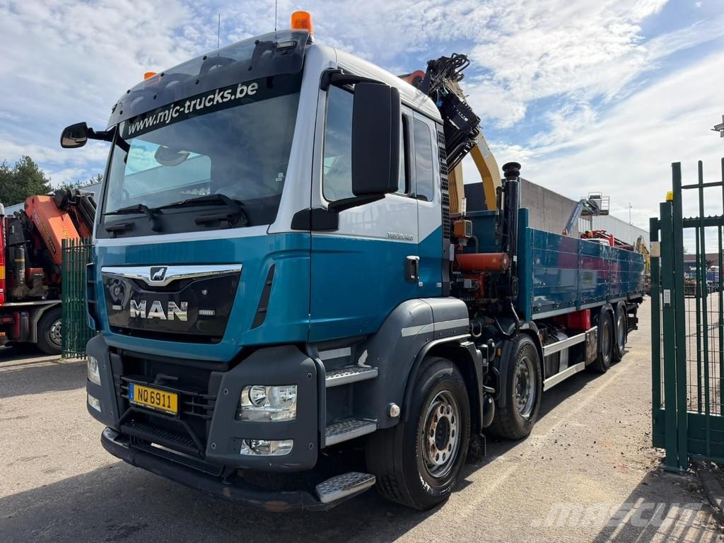 MAN TGS 35.420 8x4 + CRANE ATLAS 332 (4x) - RADIO - 5/ Visurgājēji celtņi