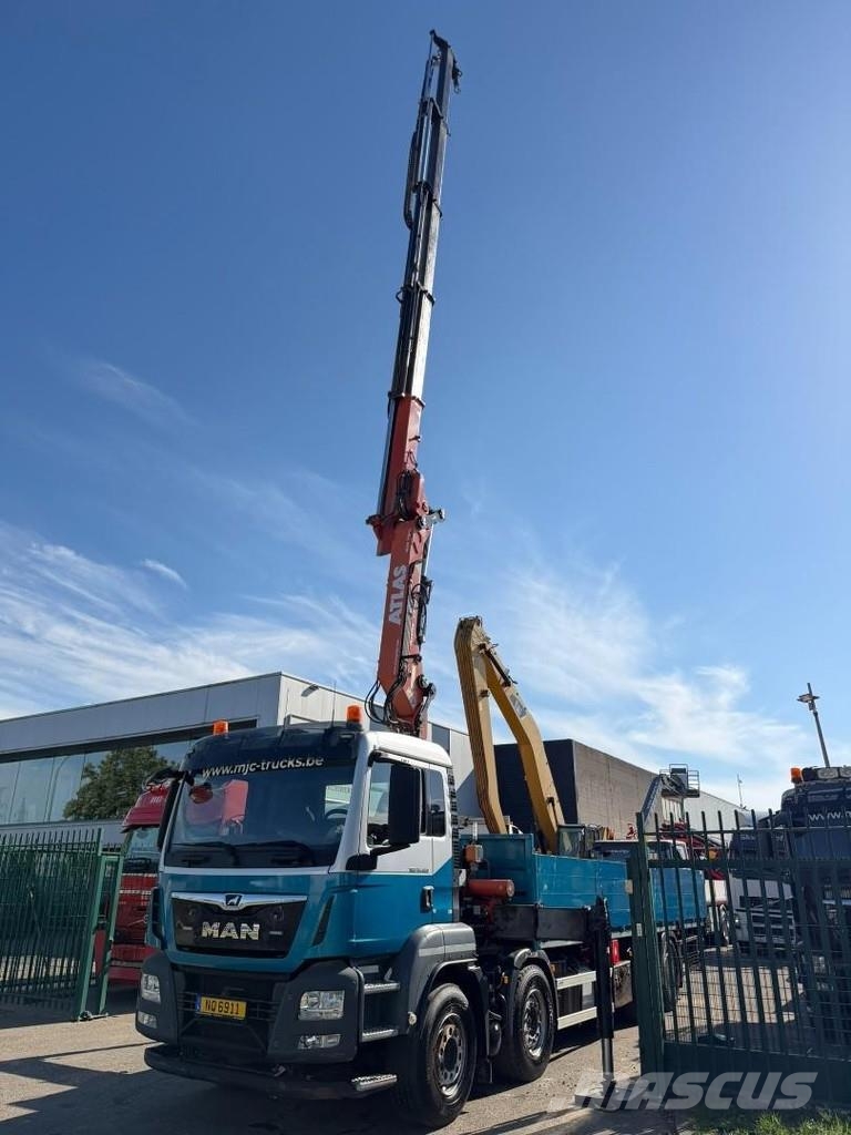 MAN TGS 35.420 8x4 + CRANE ATLAS 332 (4x) - RADIO - 5/ Visurgājēji celtņi