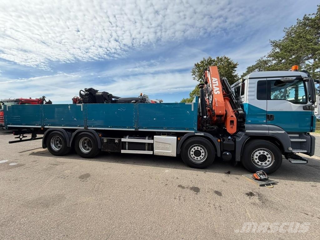 MAN TGS 35.420 8x4 + CRANE ATLAS 332 (4x) - RADIO - 5/ Visurgājēji celtņi