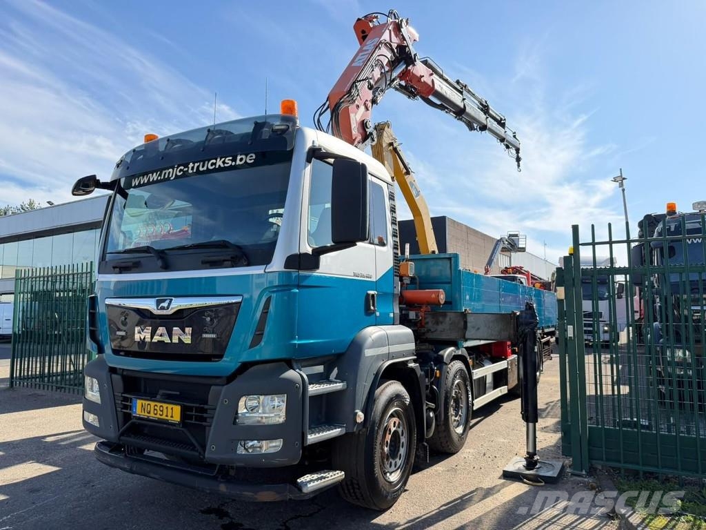 MAN TGS 35.420 8x4 + CRANE ATLAS 332 (4x) - RADIO - 5/ Visurgājēji celtņi