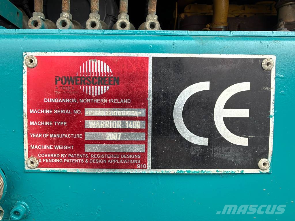 PowerScreen Warrior 1400 Mobilie sieti