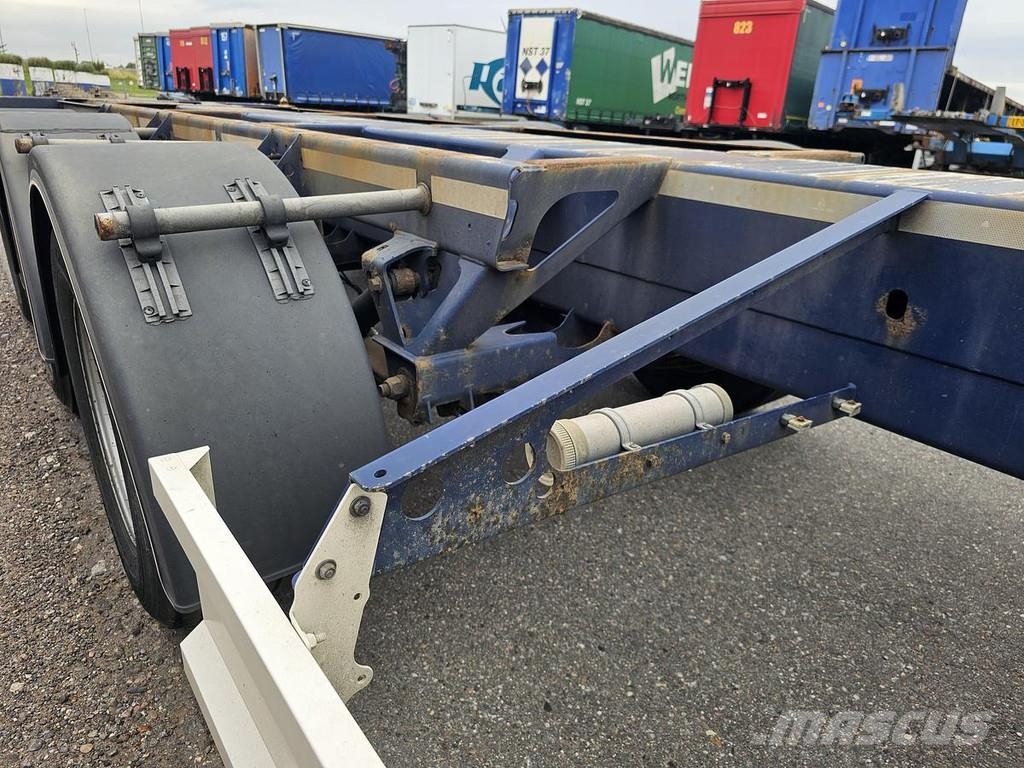 D-tec VCC-01 / 45 FOOT CONTAINER CHASSIS / VALKX AXLES. Semi Reboques Porta Contentores