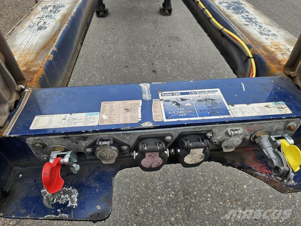 D-tec VCC-01 / 45 FOOT CONTAINER CHASSIS / VALKX AXLES. Semi Reboques Porta Contentores