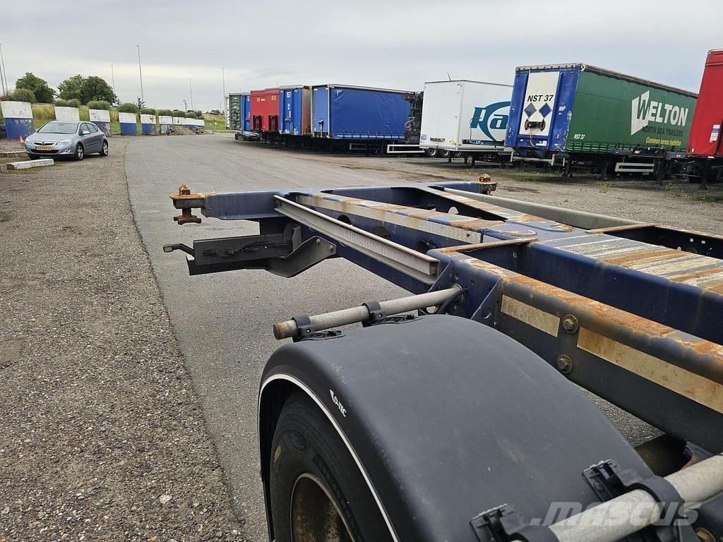 D-tec VCC-01 / 45 FOOT CONTAINER CHASSIS / VALKX AXLES. Semi Reboques Porta Contentores