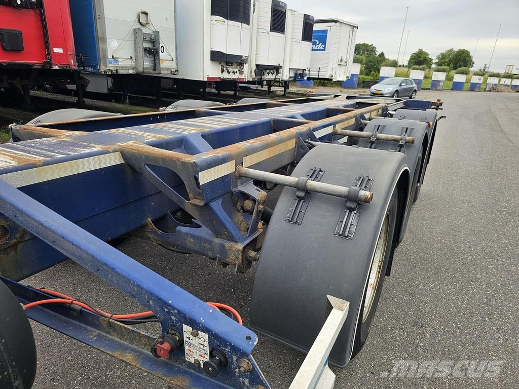 D-tec VCC-01 / 45 FOOT CONTAINER CHASSIS / VALKX AXLES. Semi Reboques Porta Contentores