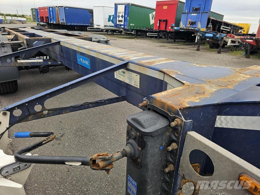 D-tec VCC-01 / 45 FOOT CONTAINER CHASSIS / VALKX AXLES. Semi Reboques Porta Contentores