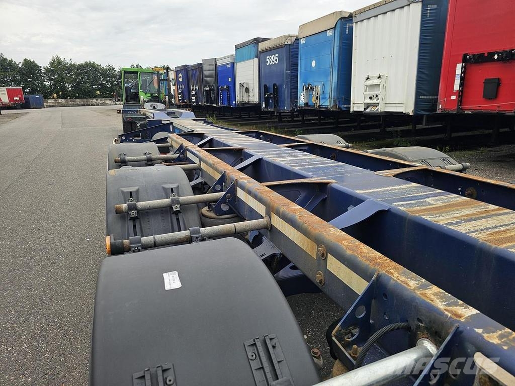 D-tec VCC-01 / 45 FOOT CONTAINER CHASSIS / VALKX AXLES. Semi Reboques Porta Contentores