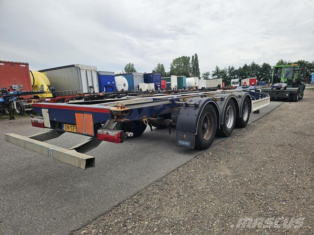 D-tec VCC-01 / 45 FOOT CONTAINER CHASSIS / VALKX AXLES. Semi Reboques Porta Contentores