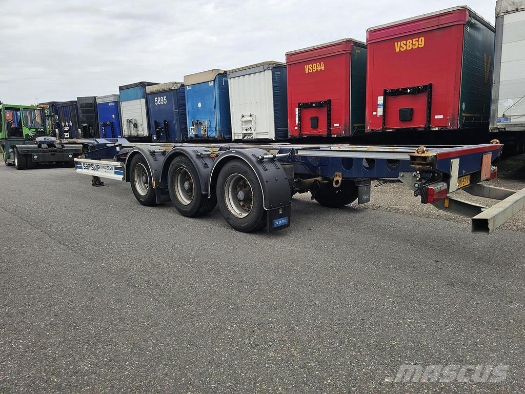 D-tec VCC-01 / 45 FOOT CONTAINER CHASSIS / VALKX AXLES. Semi Reboques Porta Contentores