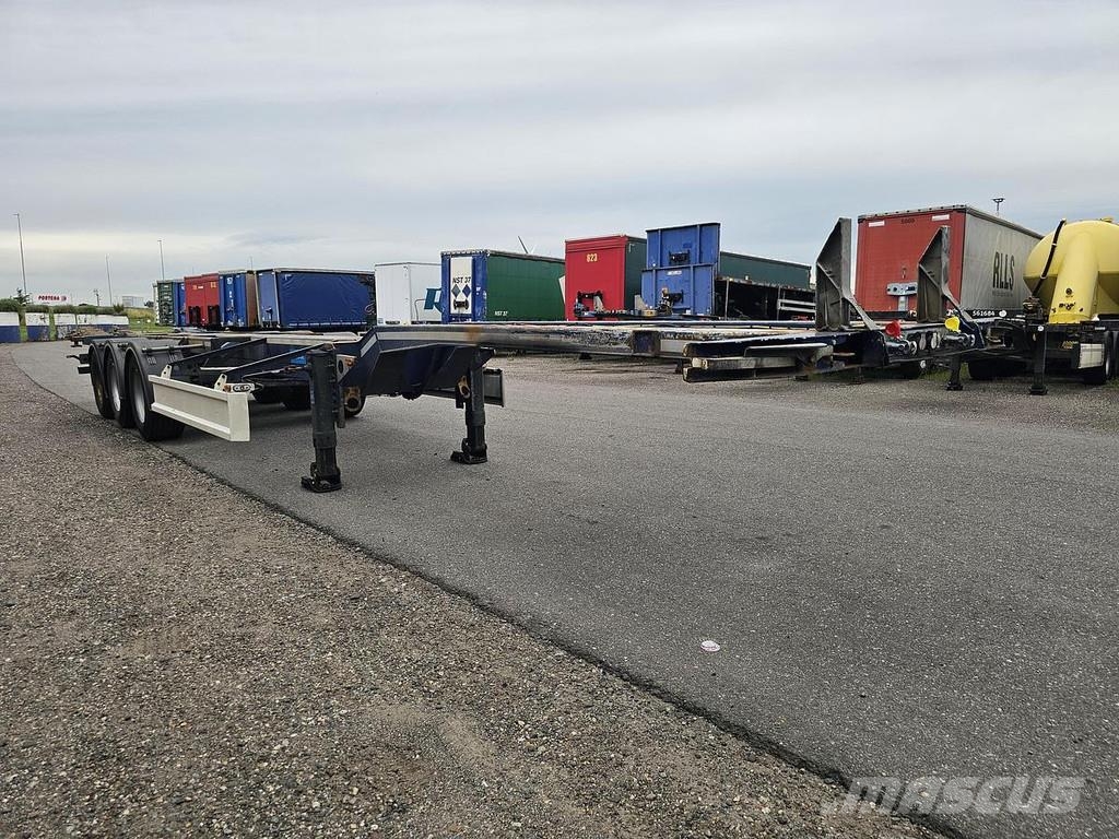 D-tec VCC-01 / 45 FOOT CONTAINER CHASSIS / VALKX AXLES. Semi Reboques Porta Contentores