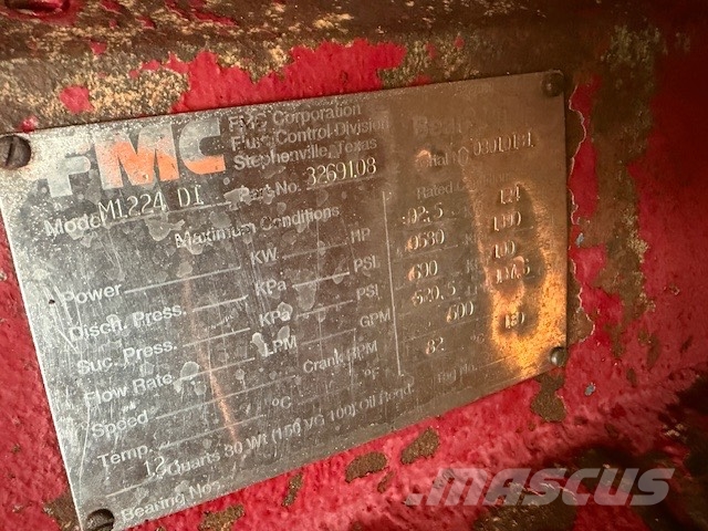FMC M1224 DI USED PUMP DEUTZ DISEL MOTOR Буровые установки на воду