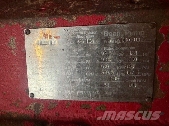 FMC M1224 DI USED PUMP DEUTZ DISEL MOTOR Буровые установки на воду