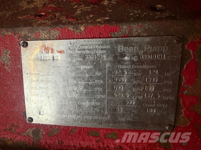 FMC M1224 DI USED PUMP DEUTZ DISEL MOTOR Буровые установки на воду